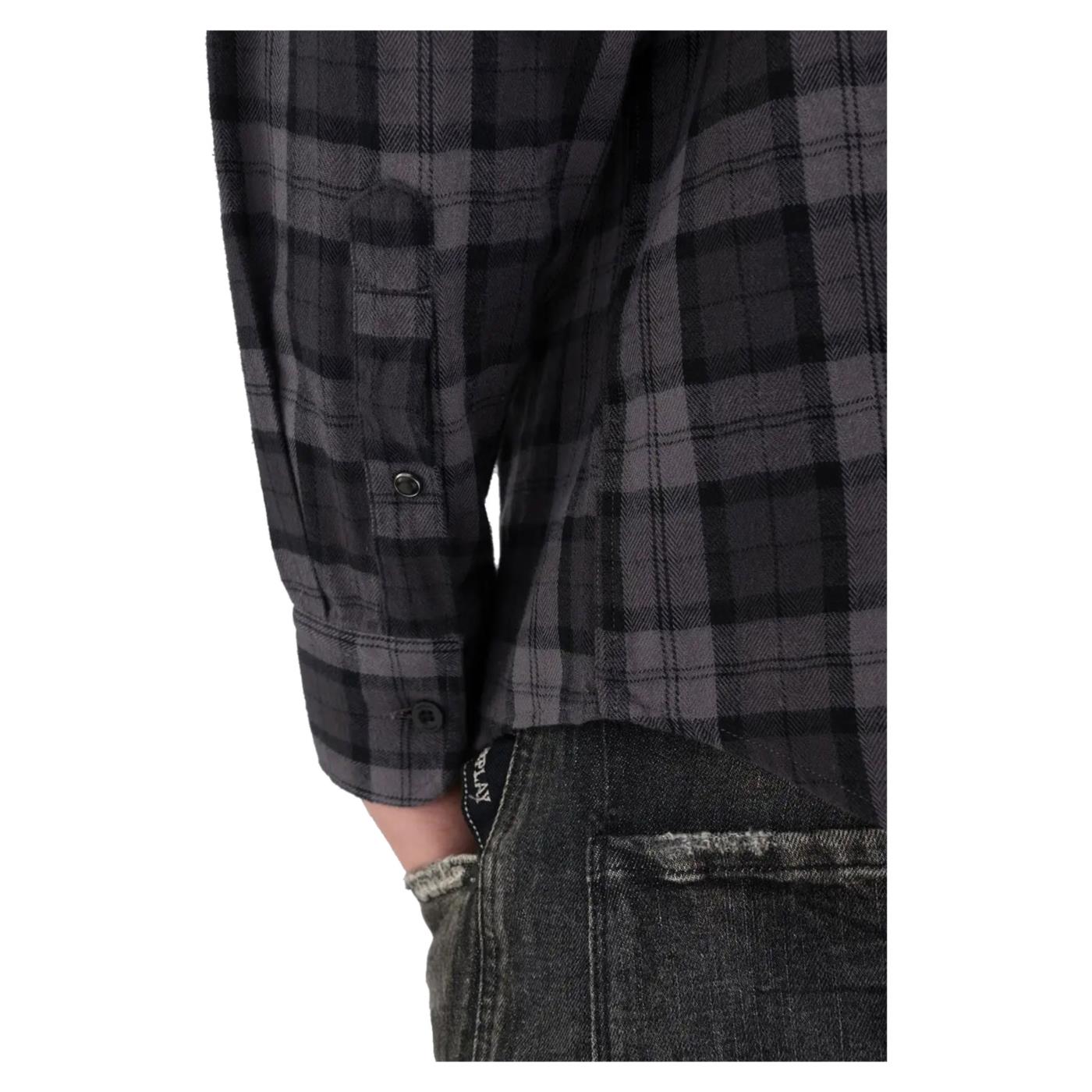 REPLAY CAMICIA CHECK FLANELLA