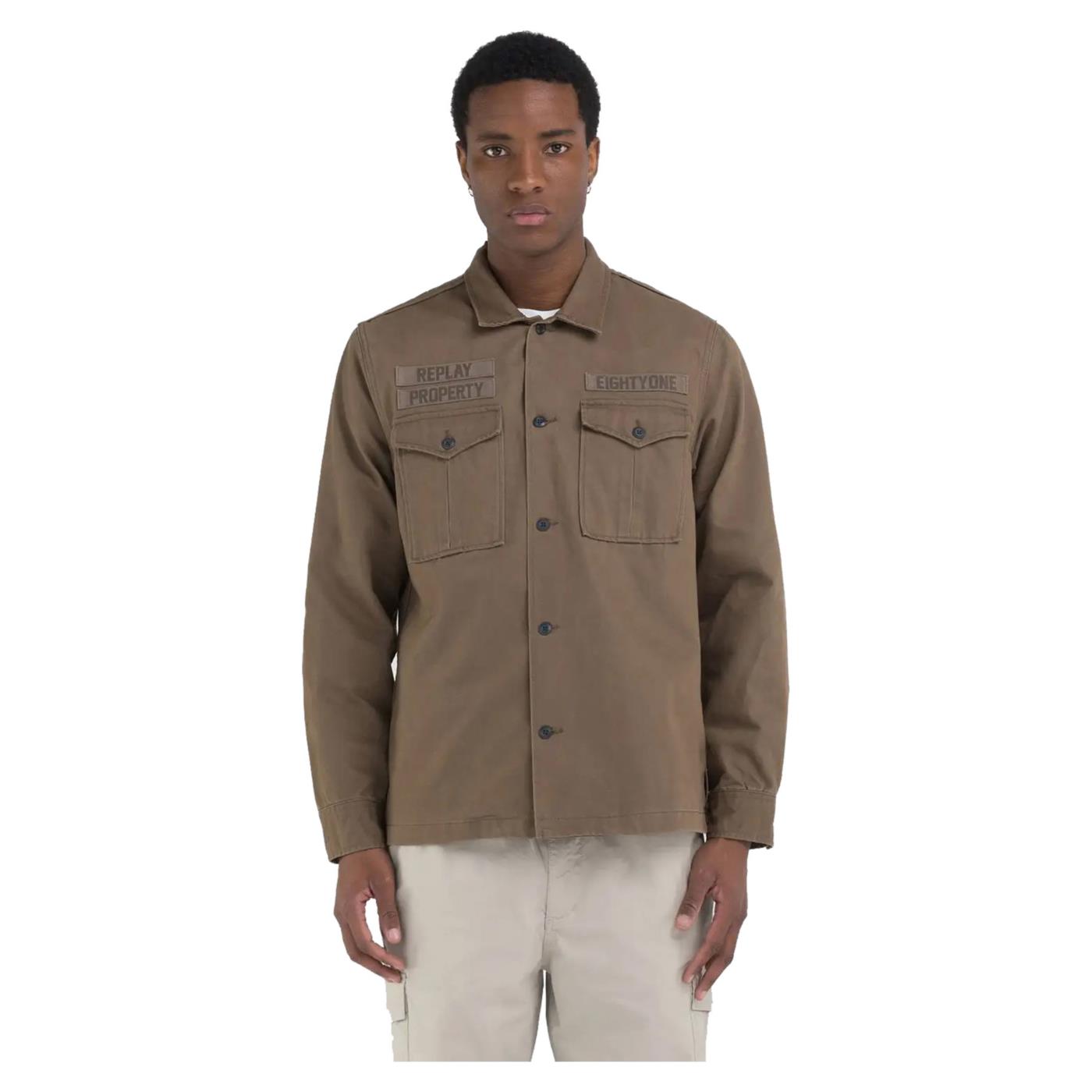REPLAY REGULAR POPLIN SHIRT