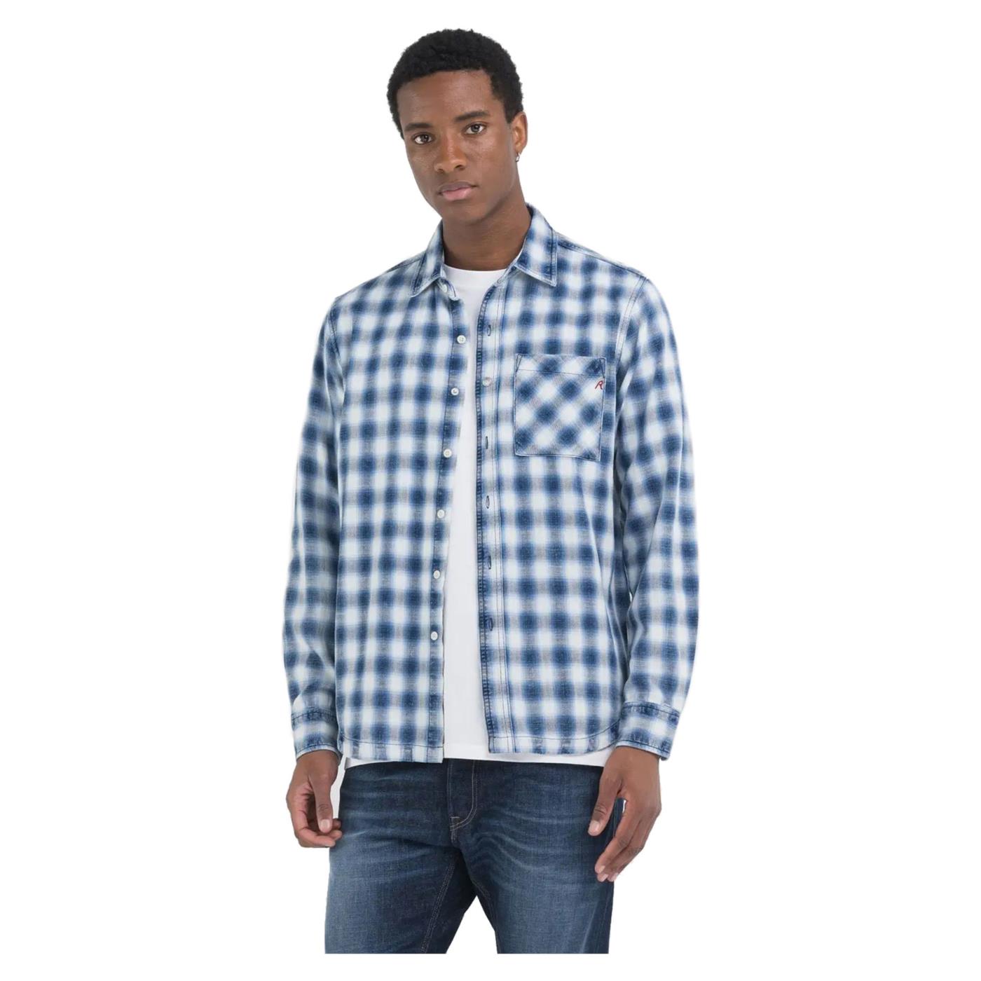 REPLAY REGULAR FIT CHECK SHIRT