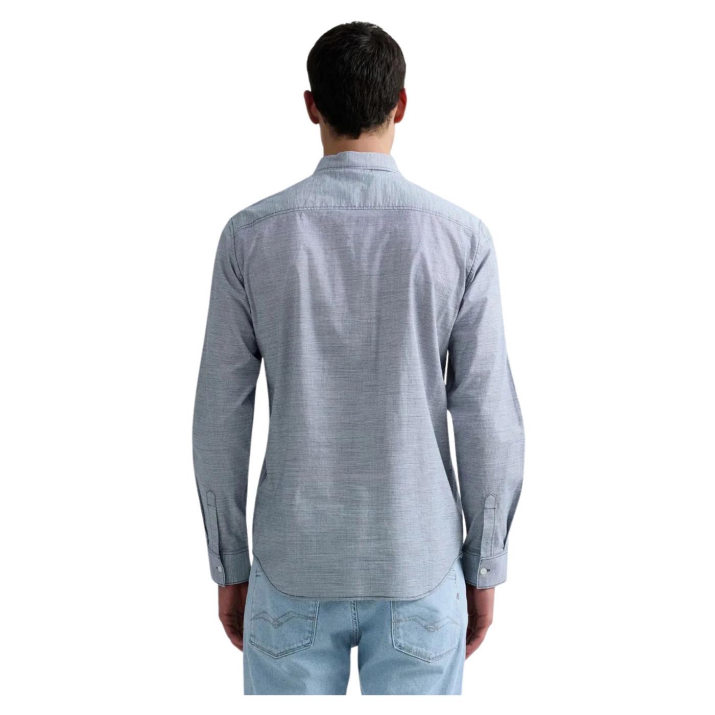 REPLAY CAMICIA ML UOMO - Azzurro - vista 2