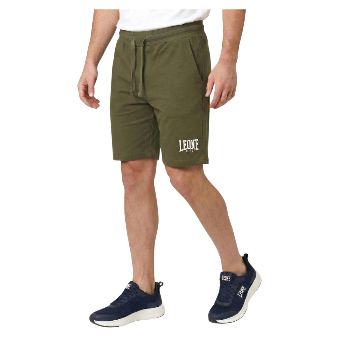 LEONE BERMUDA JERSEY STRETCH - Militare - vista 2