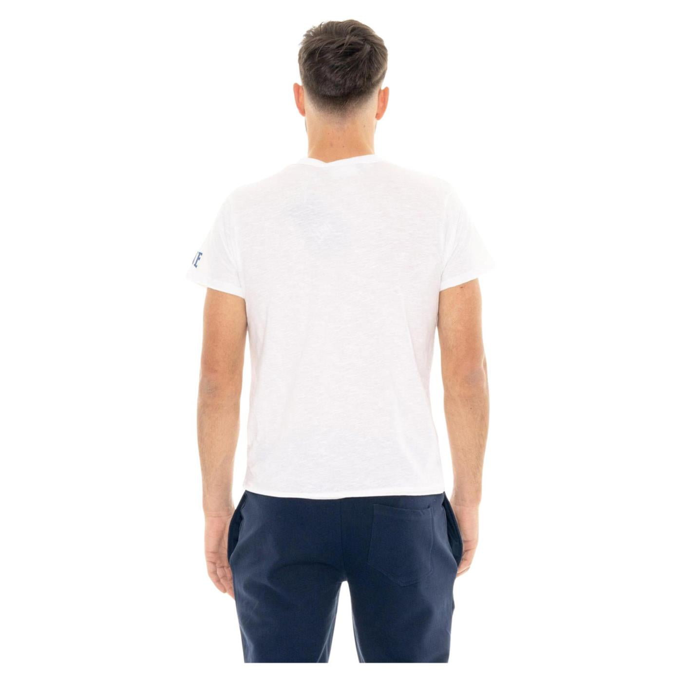 LEONE T-SHIRT COTONE FIAMMATO - Bianco - vista 2