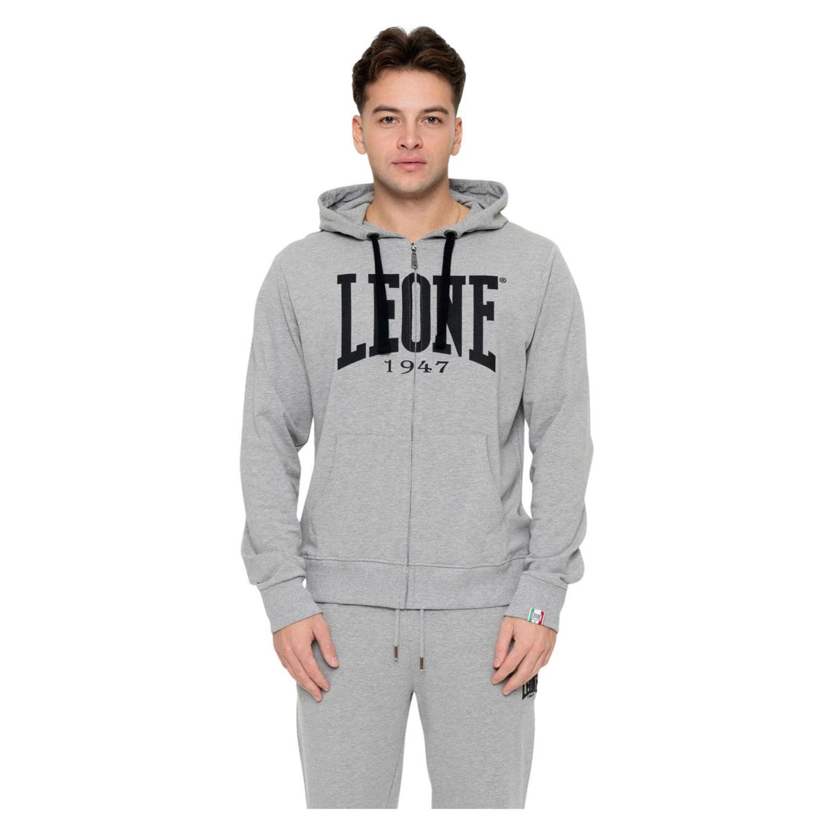 LEONE FELPA BIG LOGO FZ STRETCH