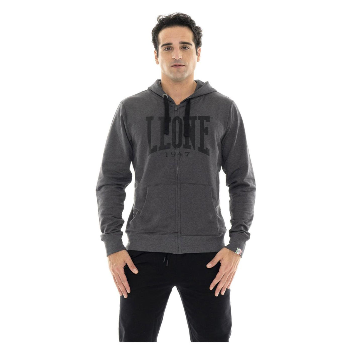 LEONE FELPA BIG LOGO FZ STRETCH