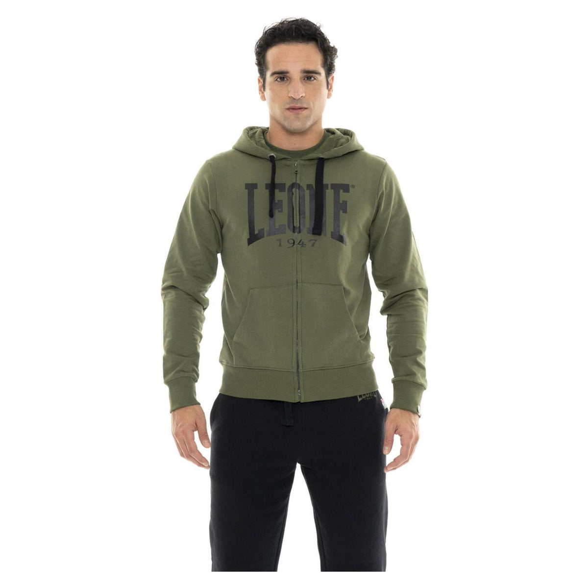 LEONE FELPA BIG LOGO FZ STRETCH