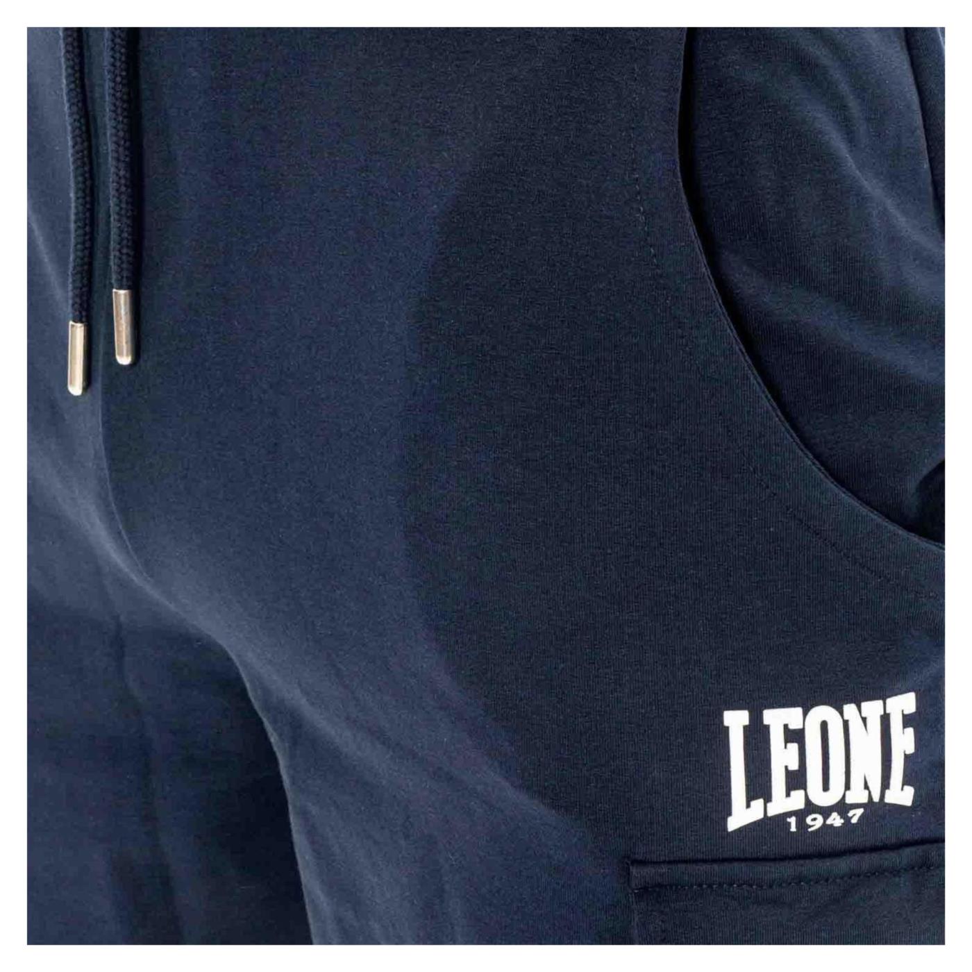 LEONE BERMUDA CARGO IN FELPA - Blu - vista 3