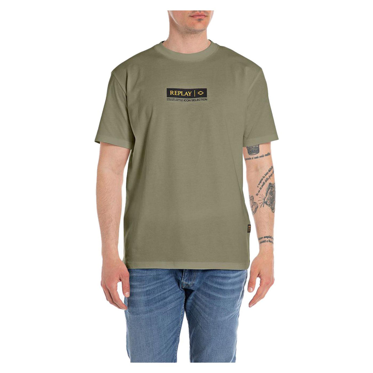 REPLAY MEN'S SHORT-SLEEVE T-SHIRT