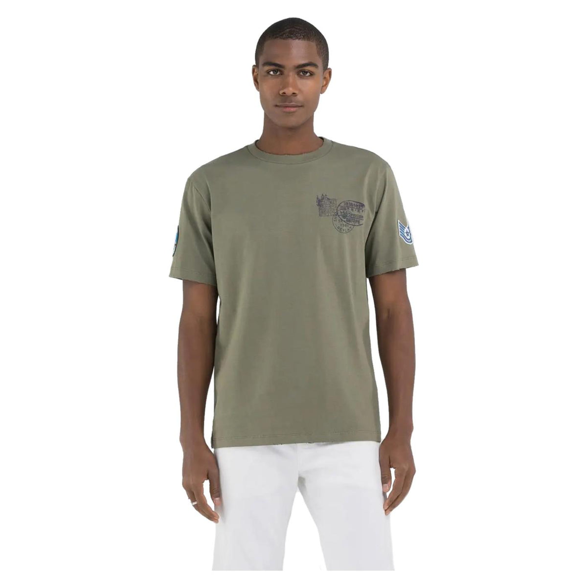 REPLAY MEN'S SHORT-SLEEVE T-SHIRT