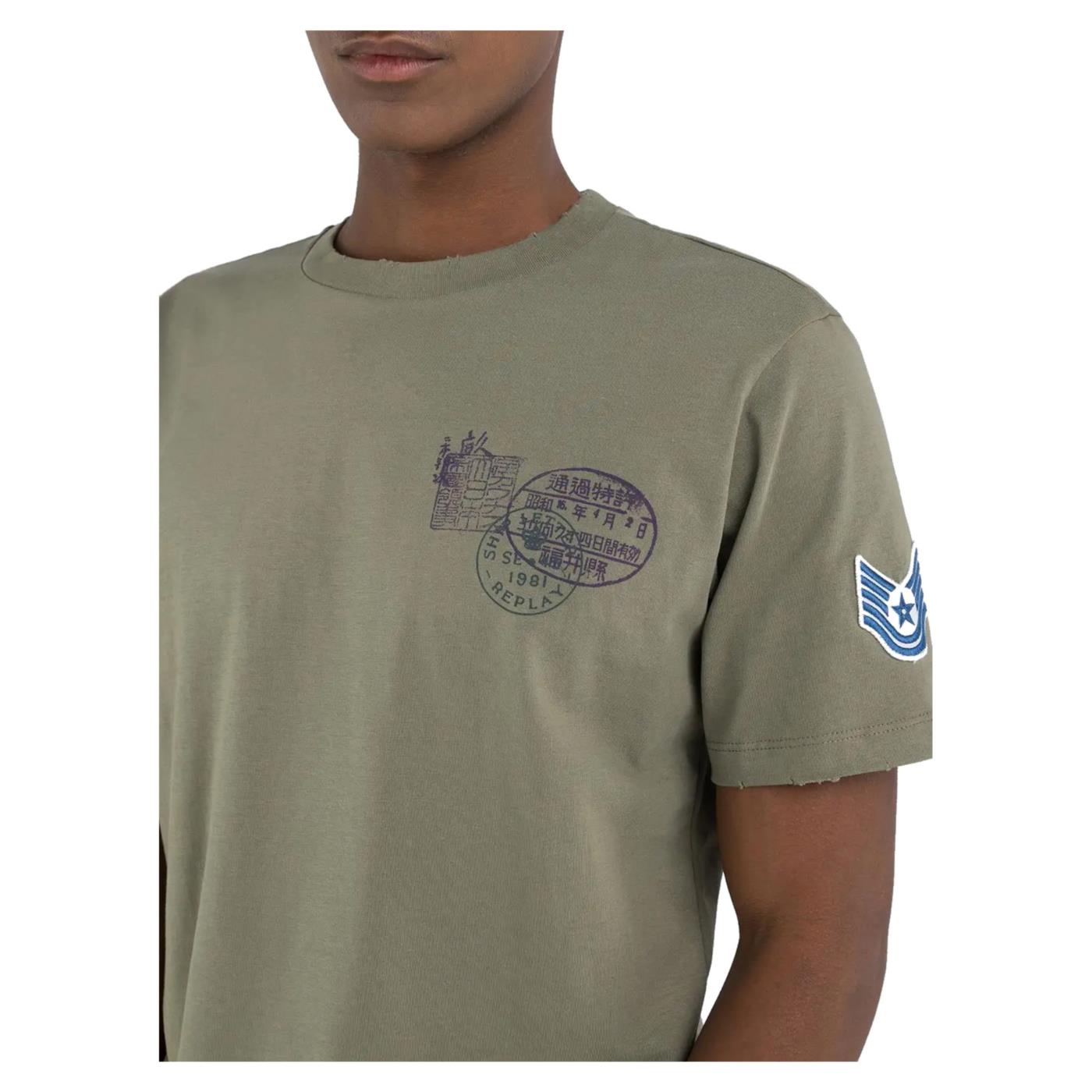 REPLAY T-SHIRT UOMO MANICA CORTA