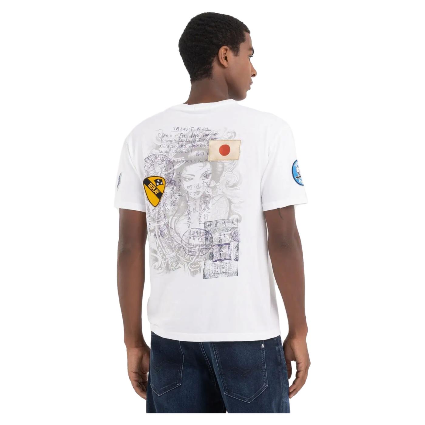 REPLAY T-SHIRT UOMO MANICA CORTA
