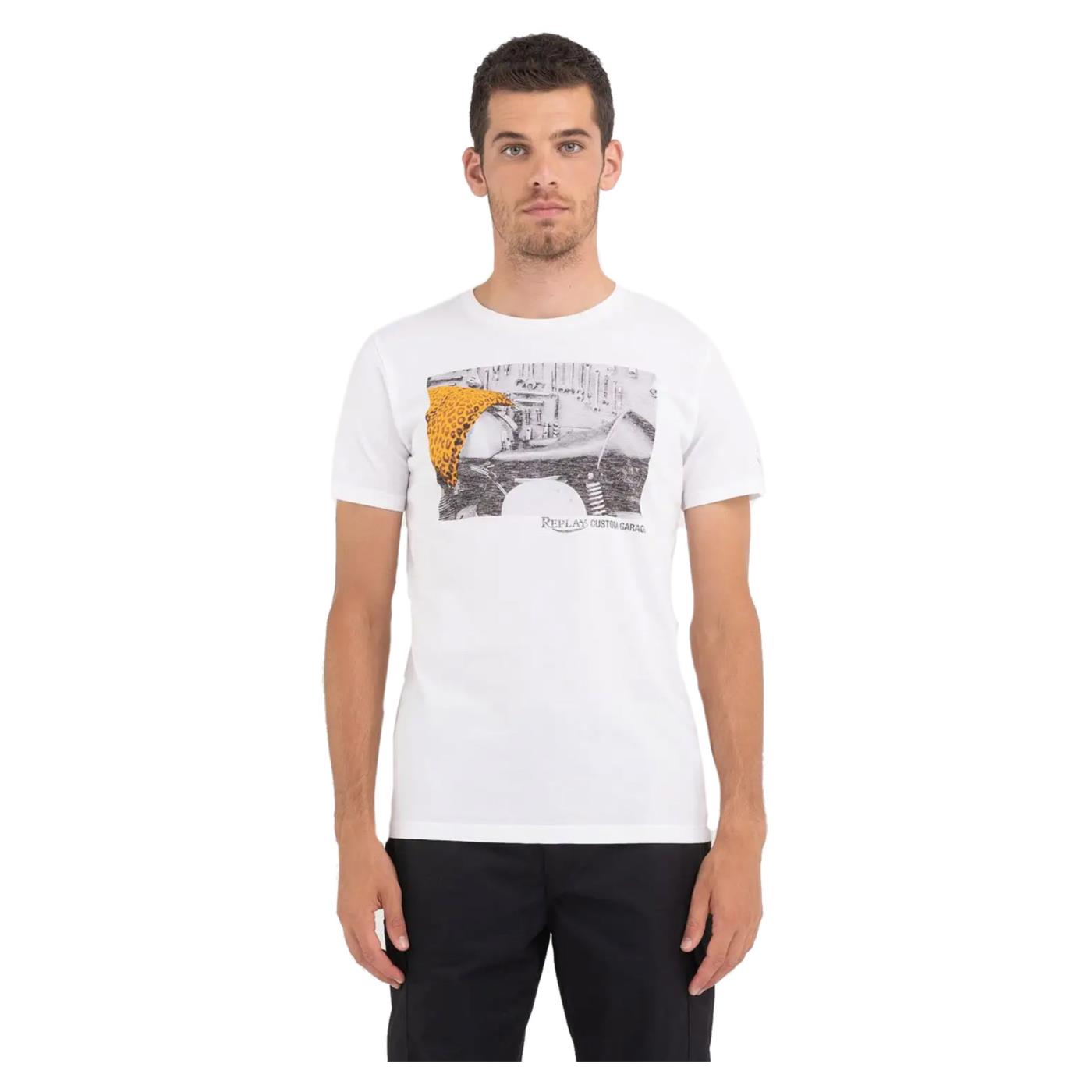 REPLAY MEN'S SHORT-SLEEVE T-SHIRT