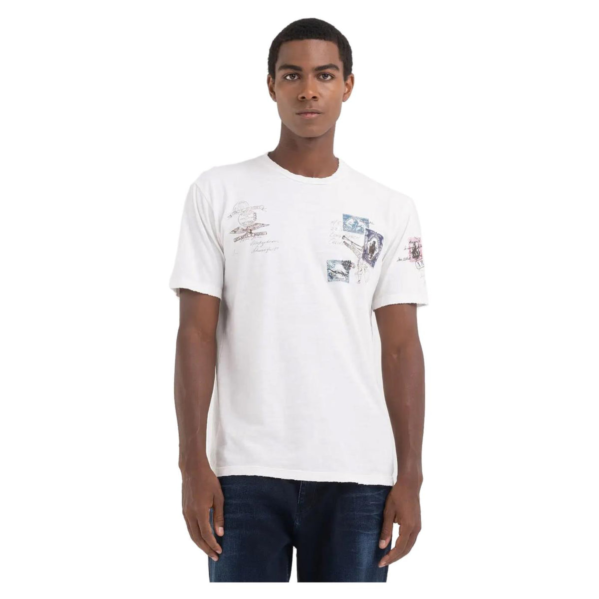 REPLAY MEN'S SHORT-SLEEVE T-SHIRT
