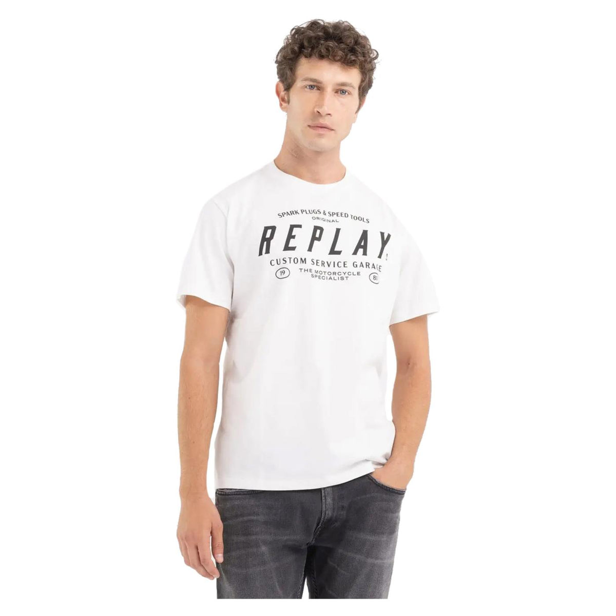 REPLAY MEN'S SHORT-SLEEVE T-SHIRT