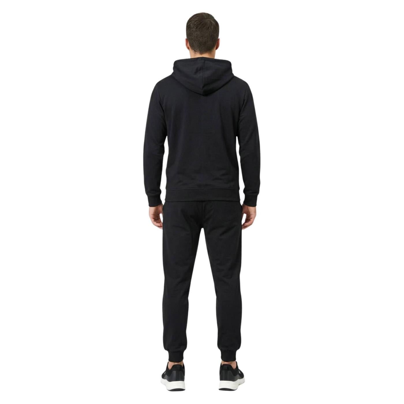 LEONE TUTA FULL ZIP CAPPUCCIO - Nero - vista 2