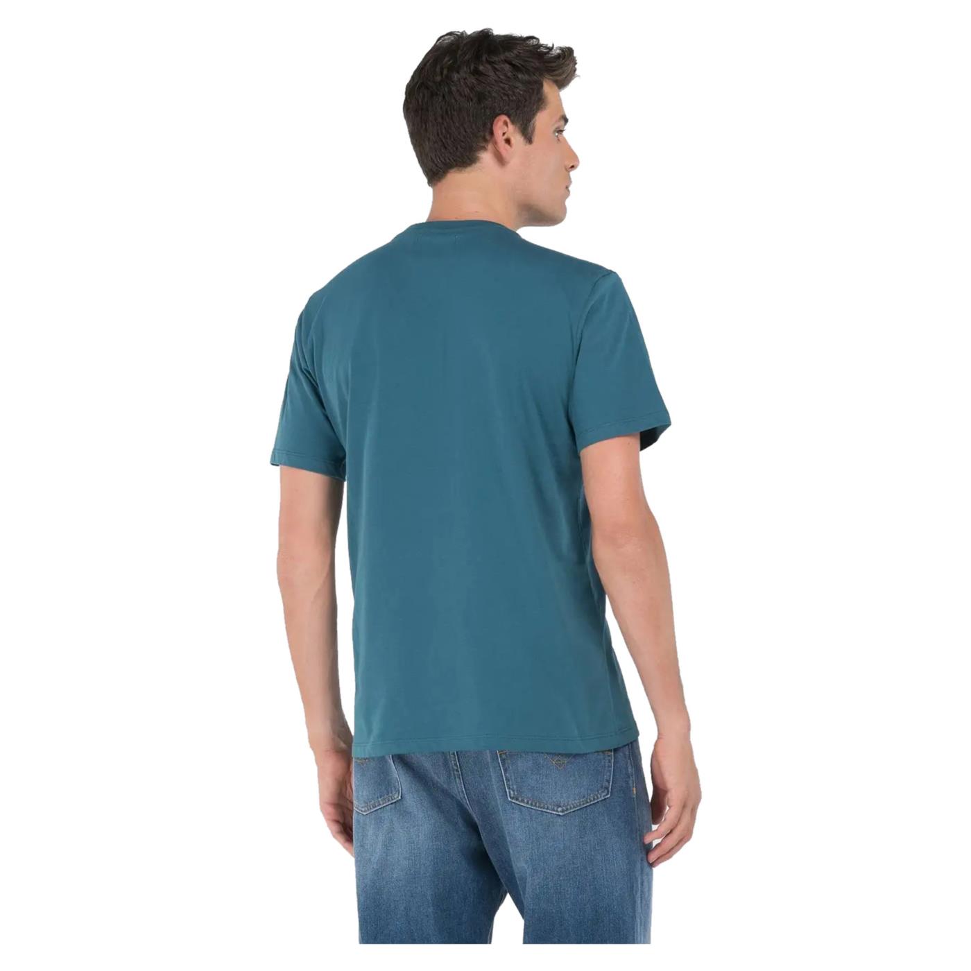 REPLAY T-SHIRT JERSEY CON RICAMO