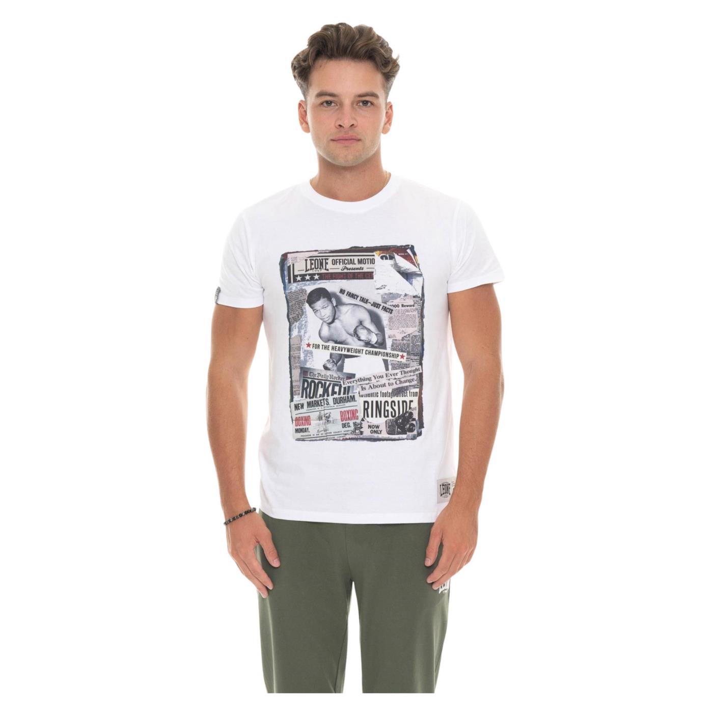 LEONE T-SHIRT GRAPHIC STRETCH - Bianco - immagine principale