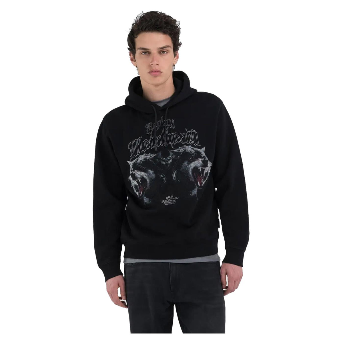 REPLAY MEN'S PRINTED SWEATSHIRT