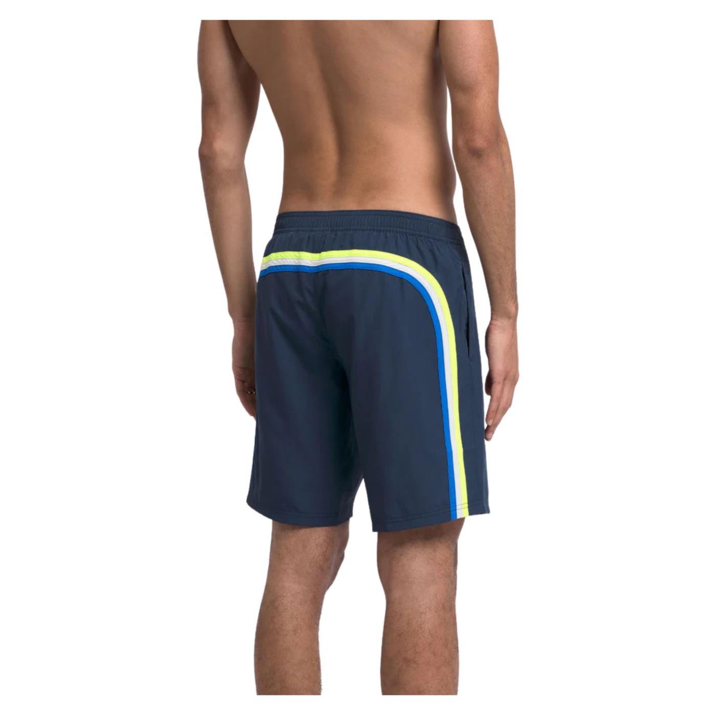 SUNDEK BOARDSHORT RAINBOW LONG - Blu - vista 4