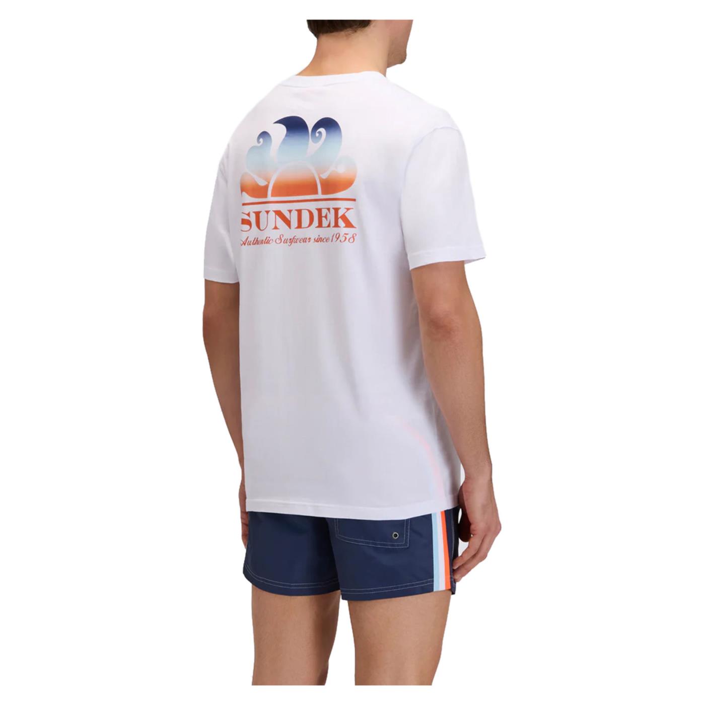SUNDEK T-SHIRT NEW HERBERT - Bianco - immagine principale