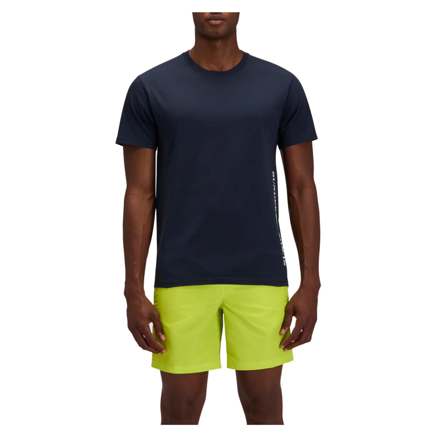 SUNDEK T-SHIRT SS BEACH - Blu - vista 3