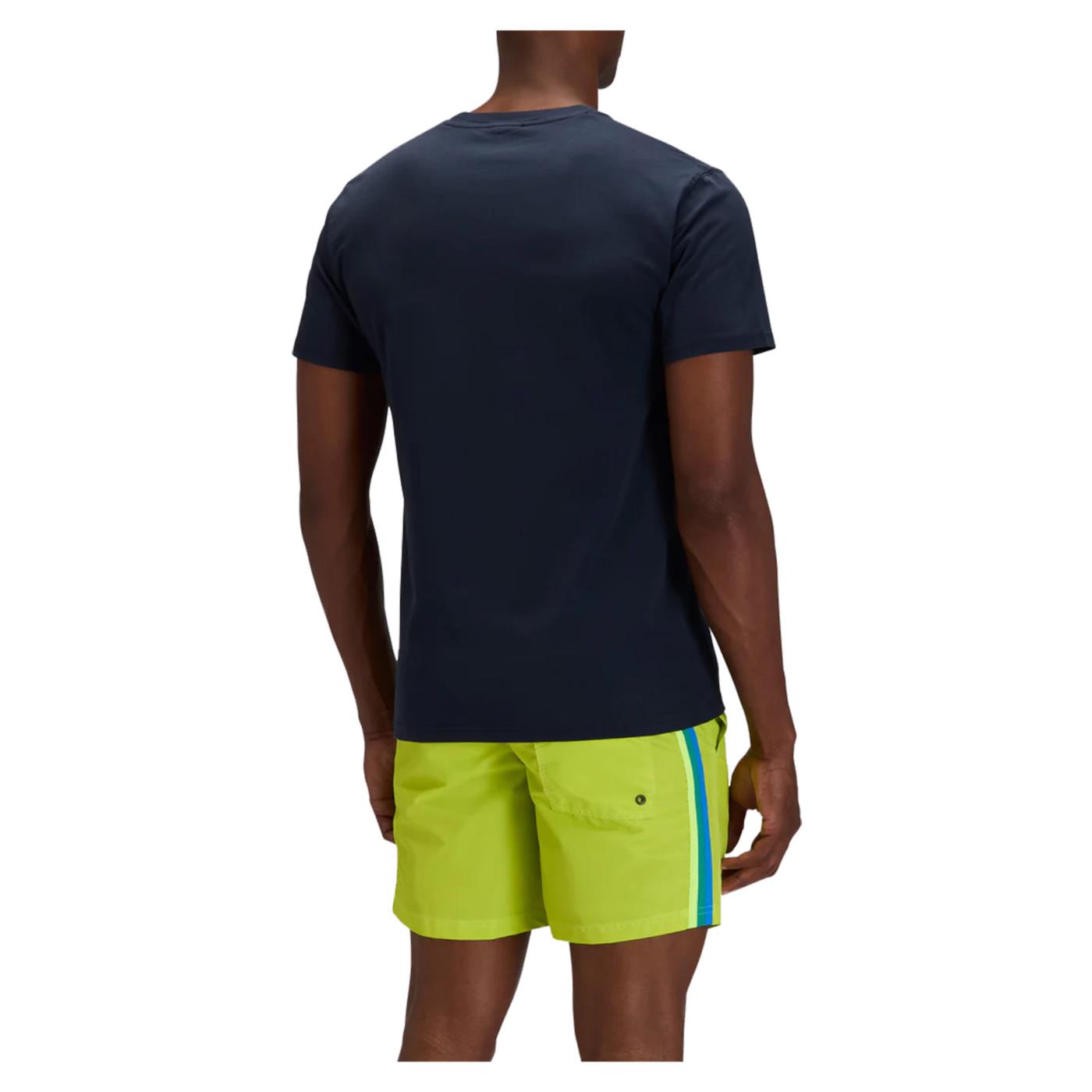 SUNDEK T-SHIRT SS BEACH - Blu - vista 4