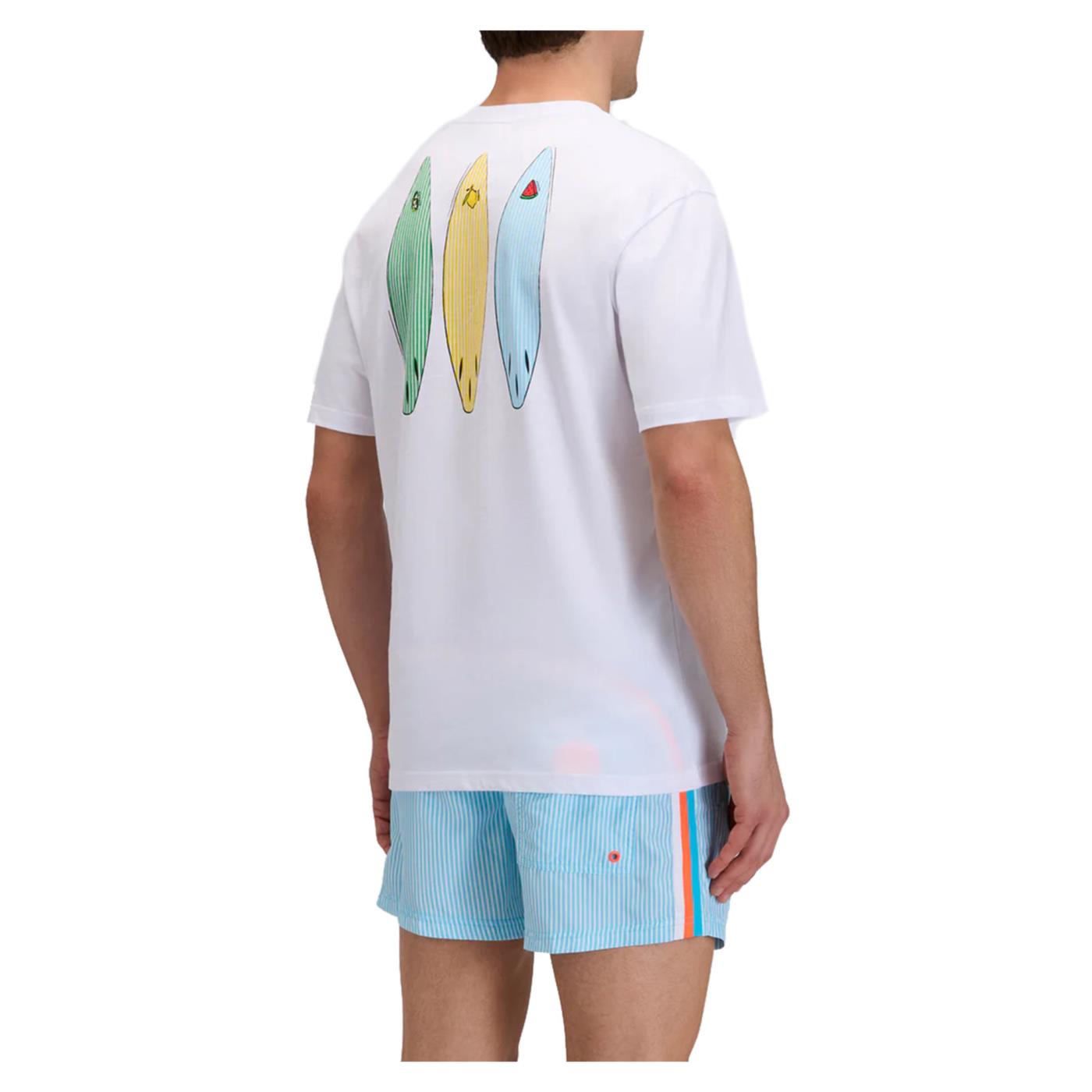 SUNDEK T-SHIRT SMALL LOGO - Bianco - vista 3