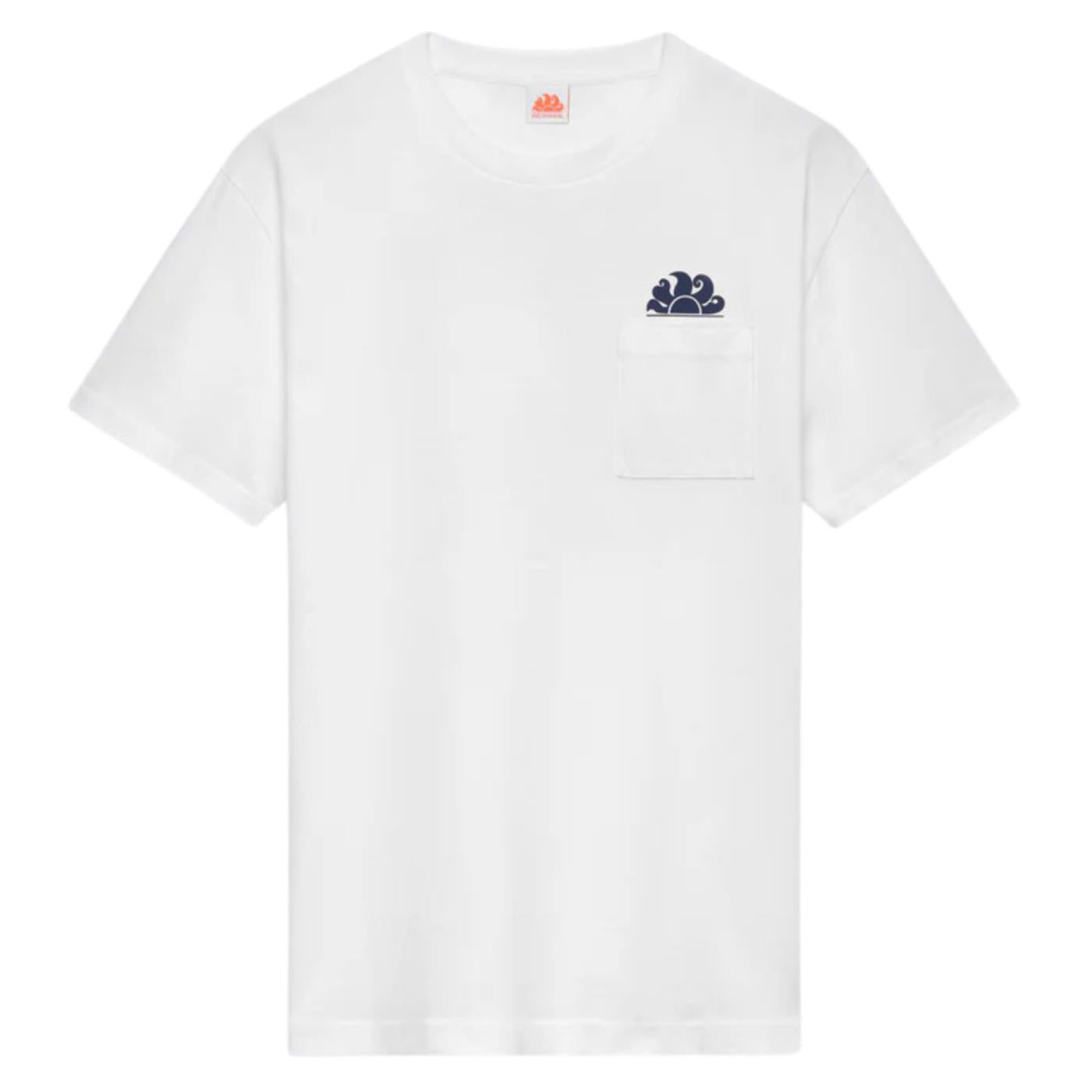 SUNDEK T-SHIRT BEACH SS POCKET - Bianco - immagine principale