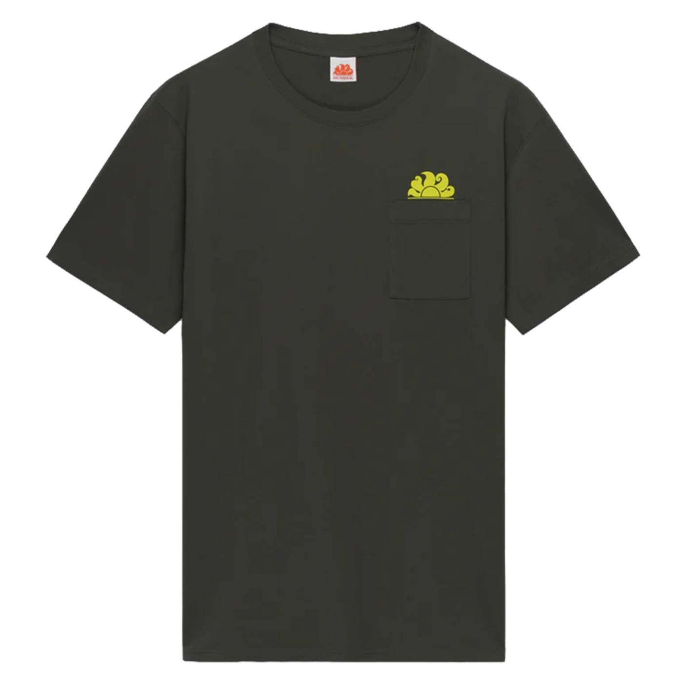 SUNDEK T-SHIRT BEACH SS POCKET - Militare - immagine principale