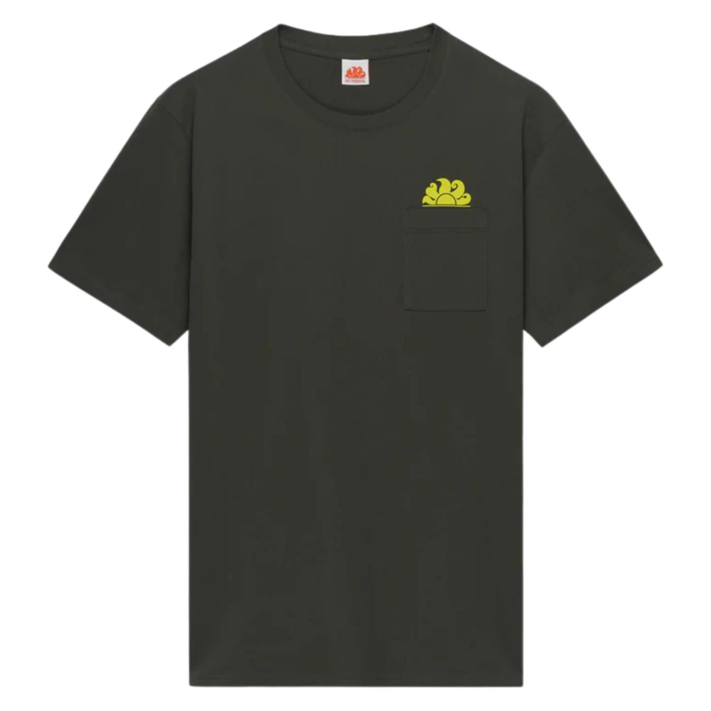 SUNDEK T-SHIRT BEACH SS POCKET - Militare - vista 2