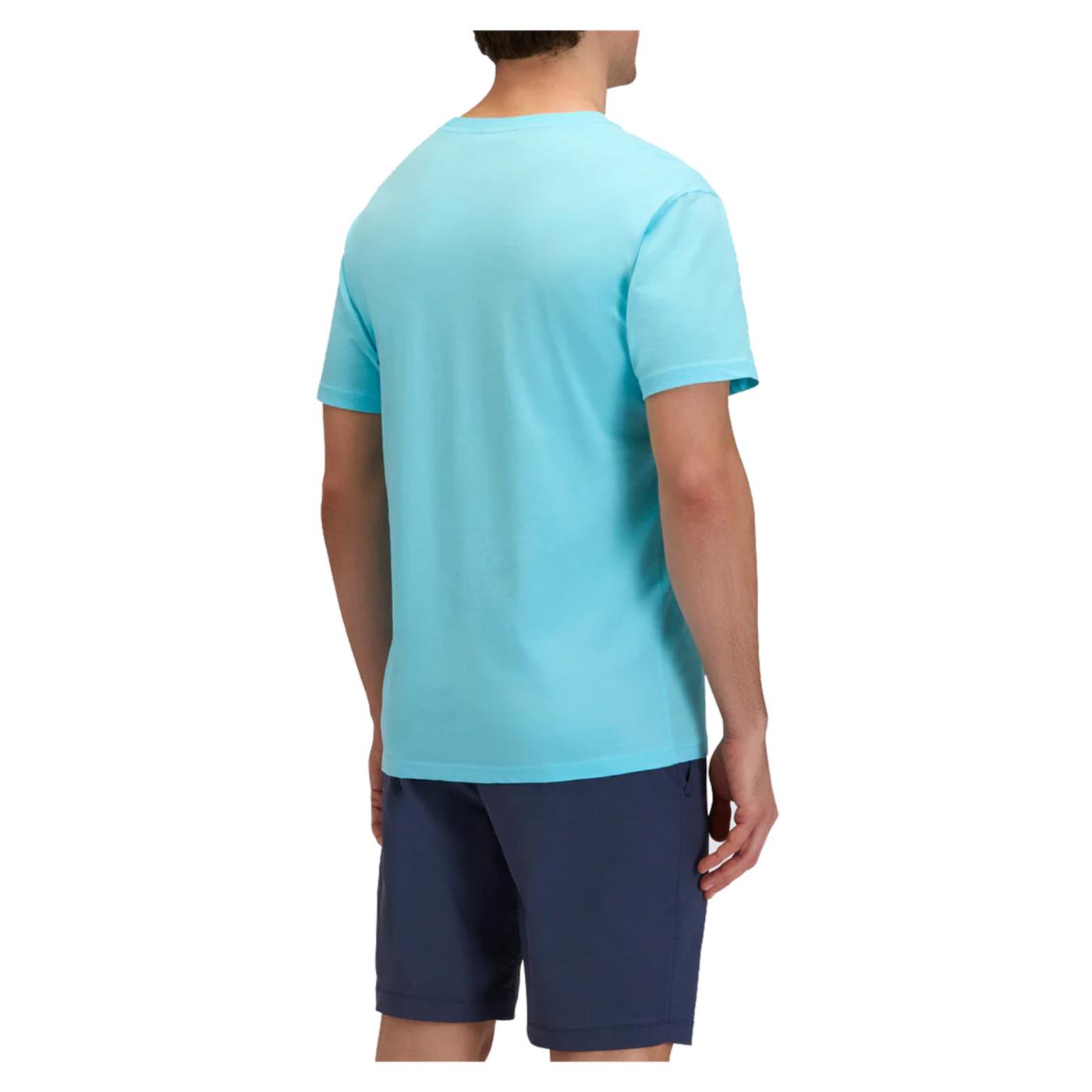 SUNDEK T-SHIRT BEACH SS POCKET - Turchese - vista 6
