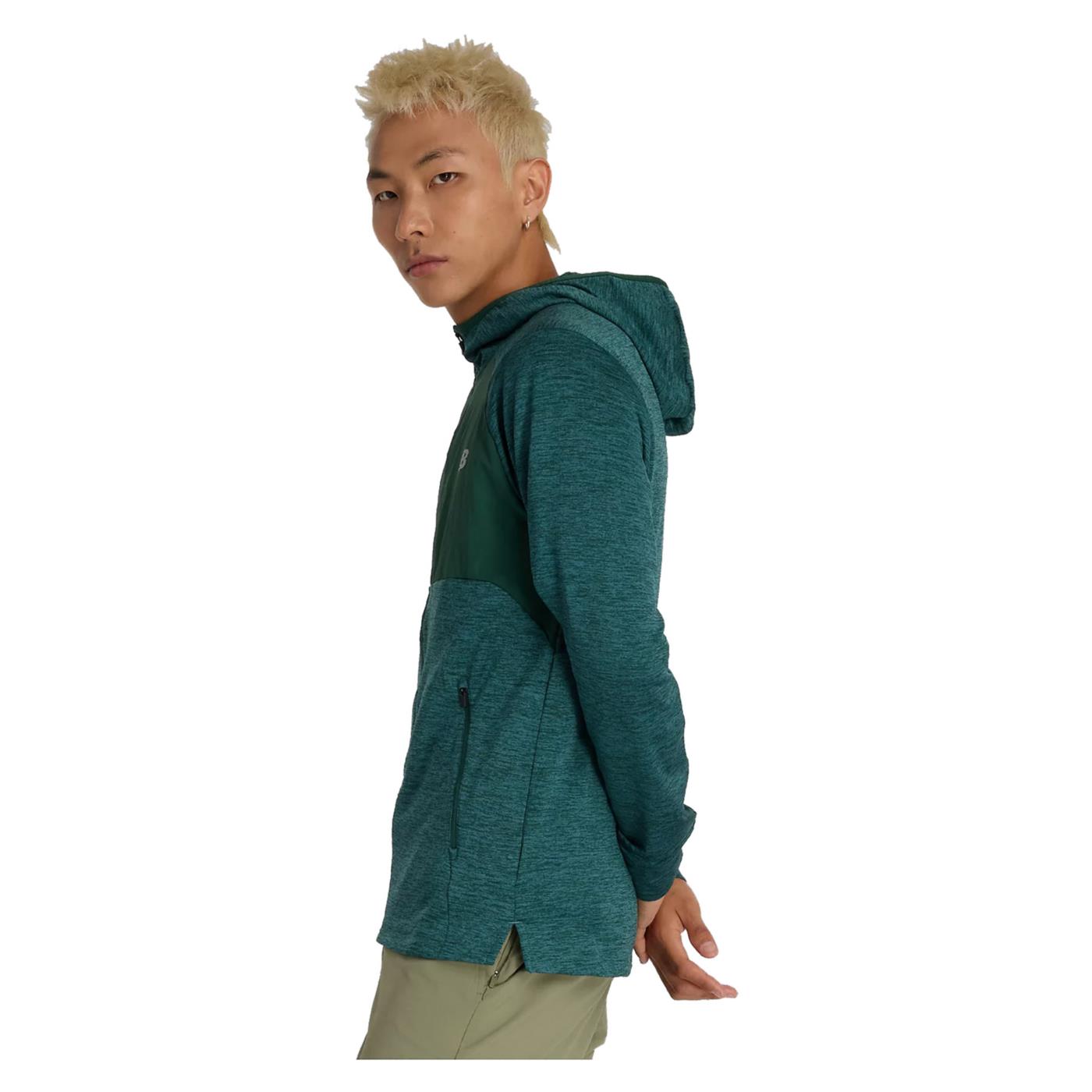 NEW BALANCE HEAT GRID HOODED FULL ZIP
