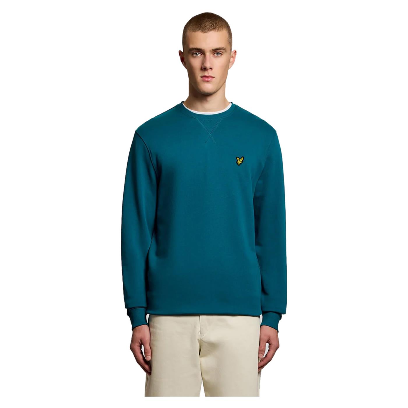 LYLE & SCOTT CREW NECK SWEATSHIRT - Turchese - immagine principale