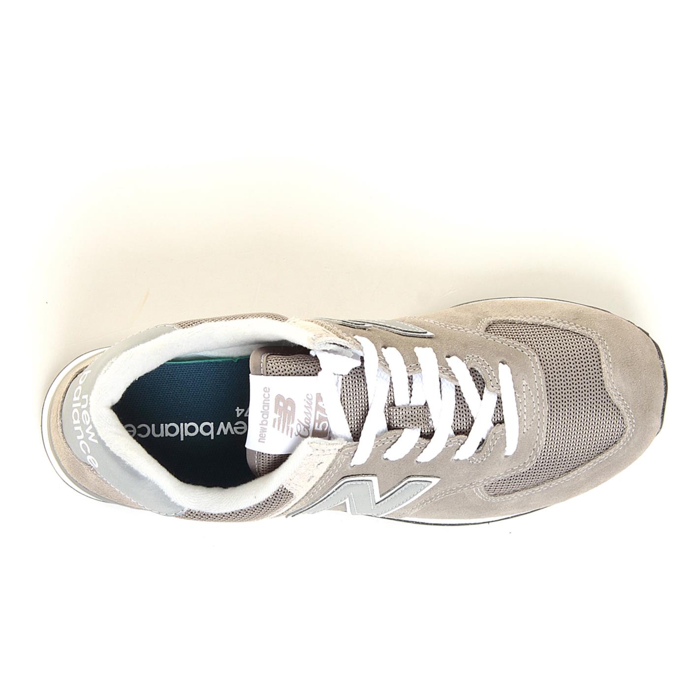 NEW BALANCE 574 - Grigio chiaro - vista 3