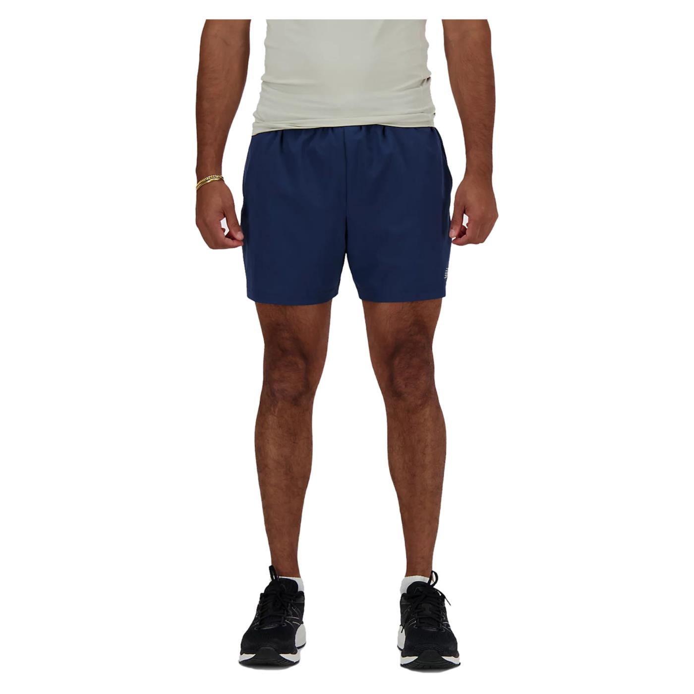 NEW BALANCE RUN ESSENTIALS SHORT 5IN - Blu - immagine principale