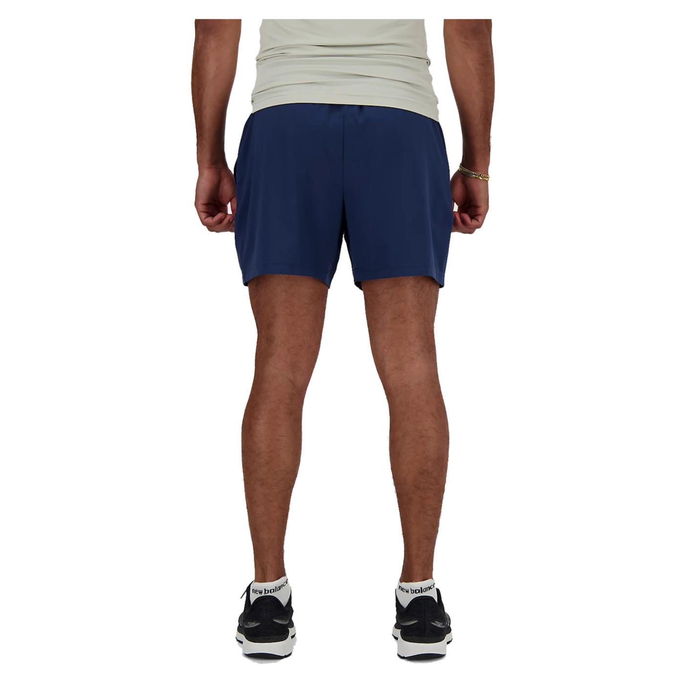 NEW BALANCE RUN ESSENTIALS SHORT 5IN - Blu - vista 2