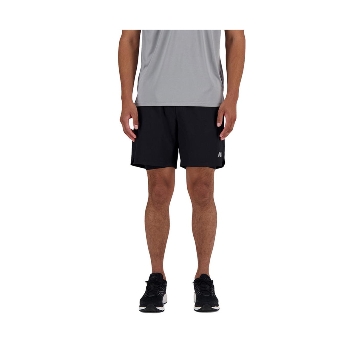 NEW BALANCE AC SEAMLESS SHORT 7 LINED - seconda immagine