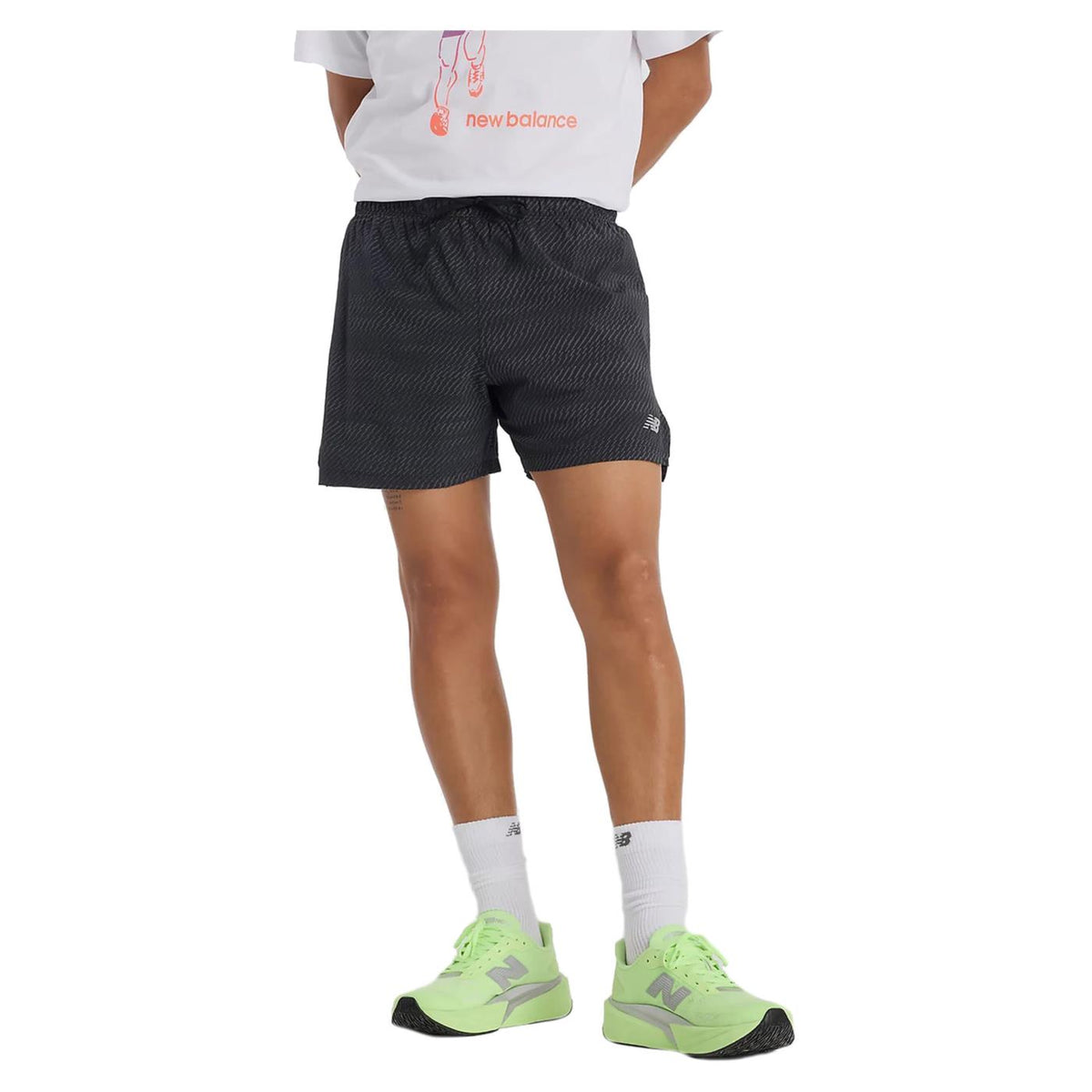 NEW BALANCE ESSENTIALS PRINTED SHORT