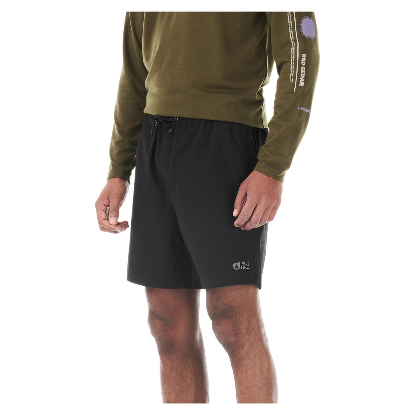 PICTURE LENU STRETCH SHORTS - Nero - immagine principale