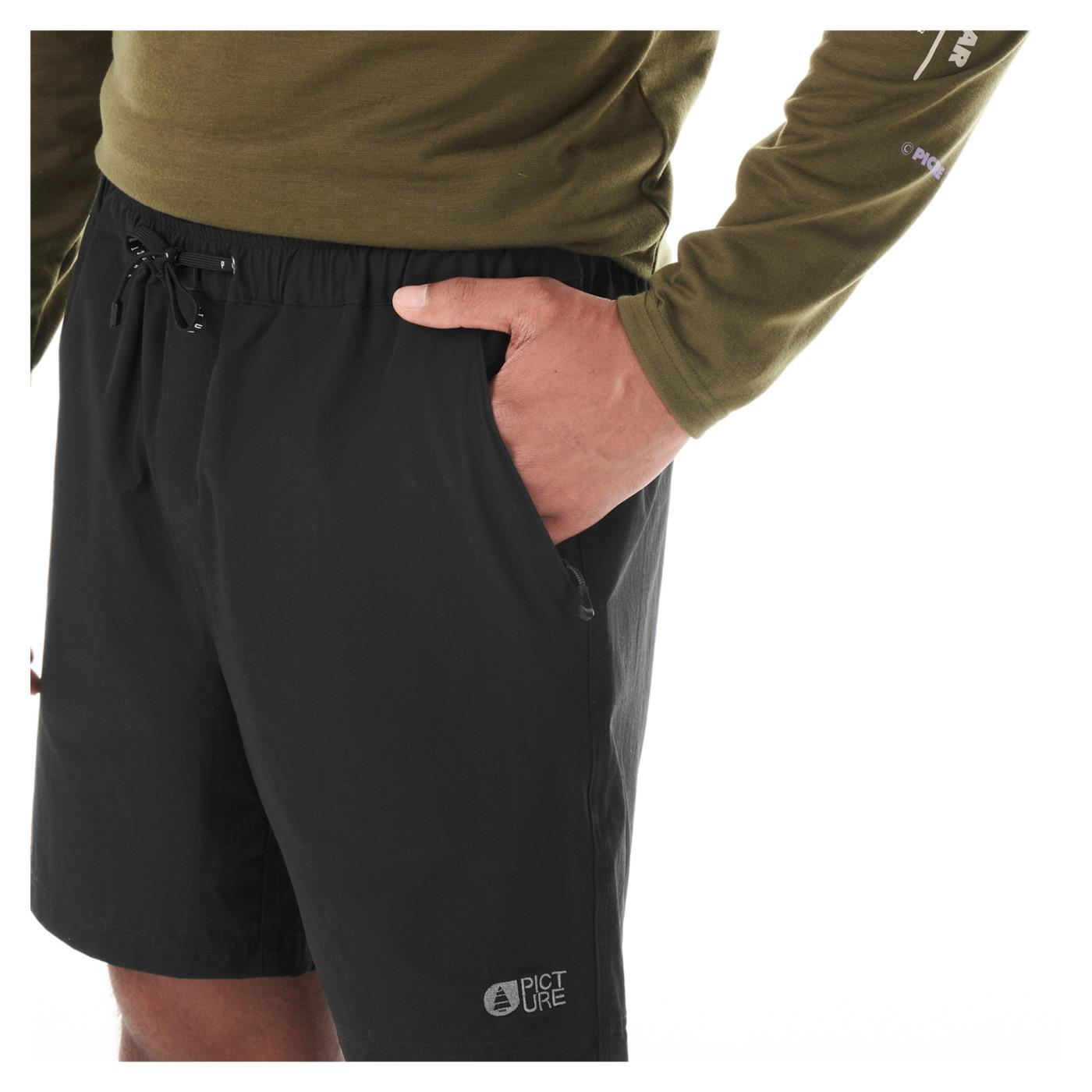 PICTURE LENU STRETCH SHORTS - Nero - vista 3