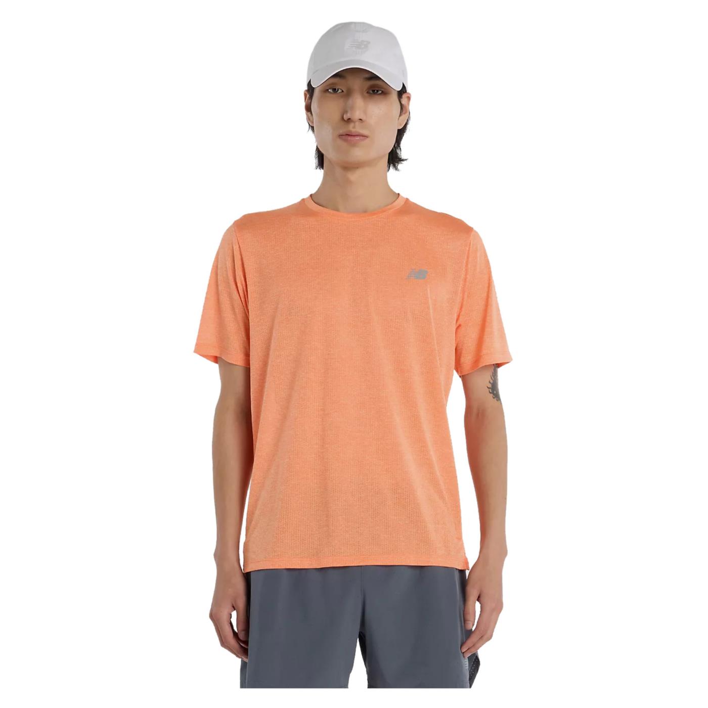 NEW BALANCE RUN ATHLETICS T-SHIRT - Arancione - immagine principale