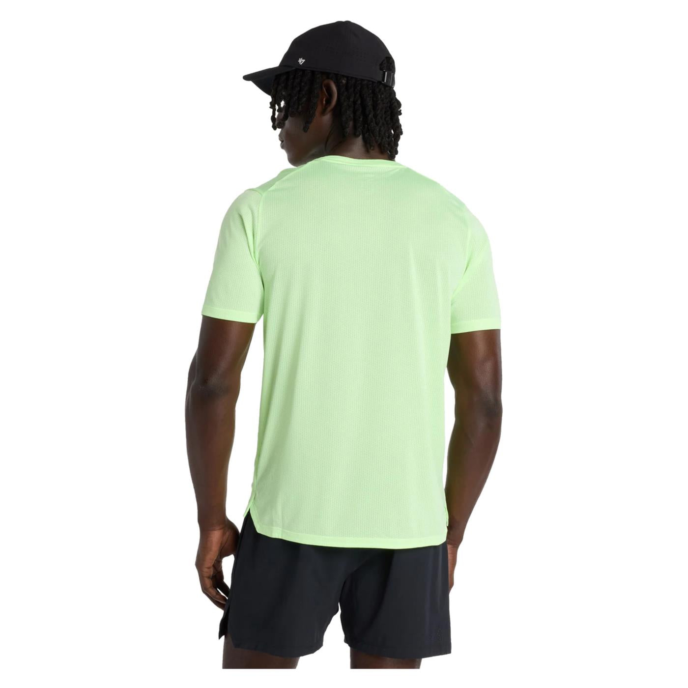 NEW BALANCE RUN ATHLETICS T-SHIRT - Lime - vista 2