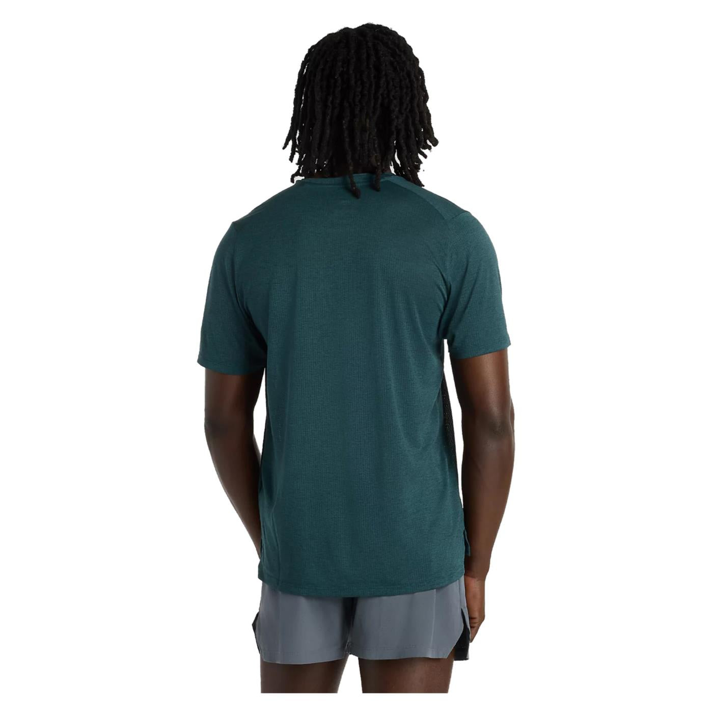 NEW BALANCE RUN ATHLETICS T-SHIRT - Verde - vista 2