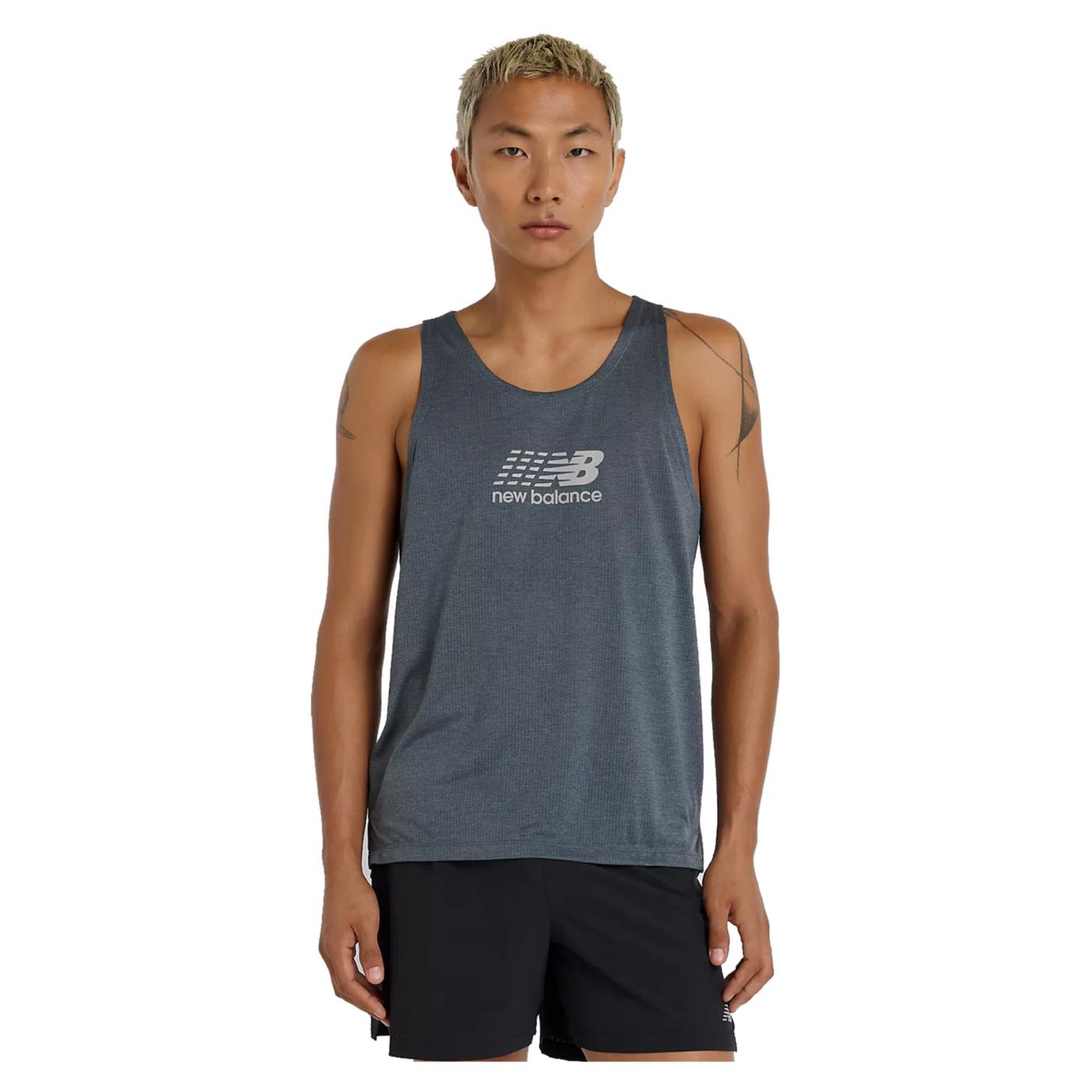 NEW BALANCE RUN GRAPHIC SINGLET