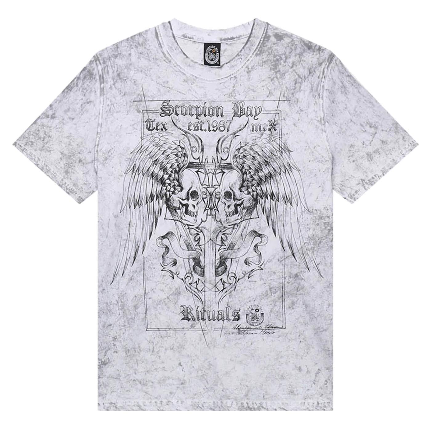 SCORPION BAY T-SHIRT WINGED SKULLS