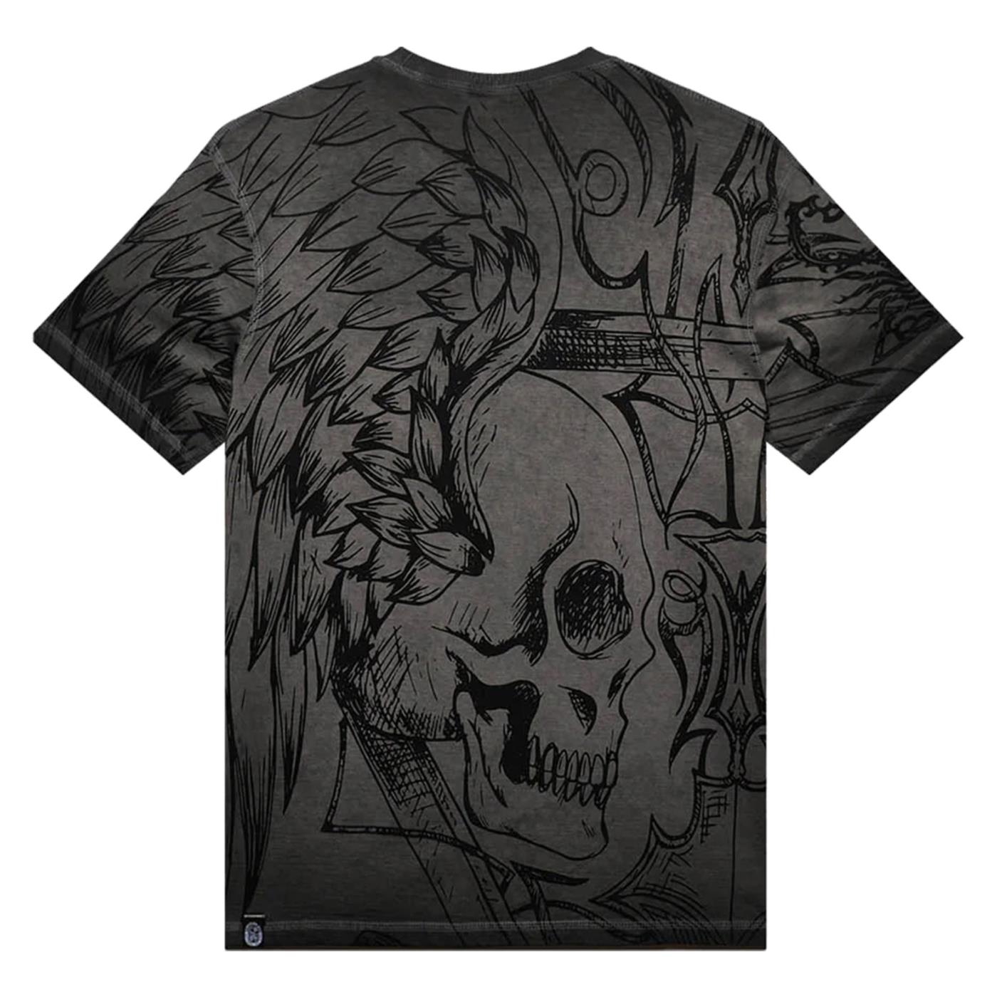 SCORPION BAY TEE DOUBLE WINGED SKULLS