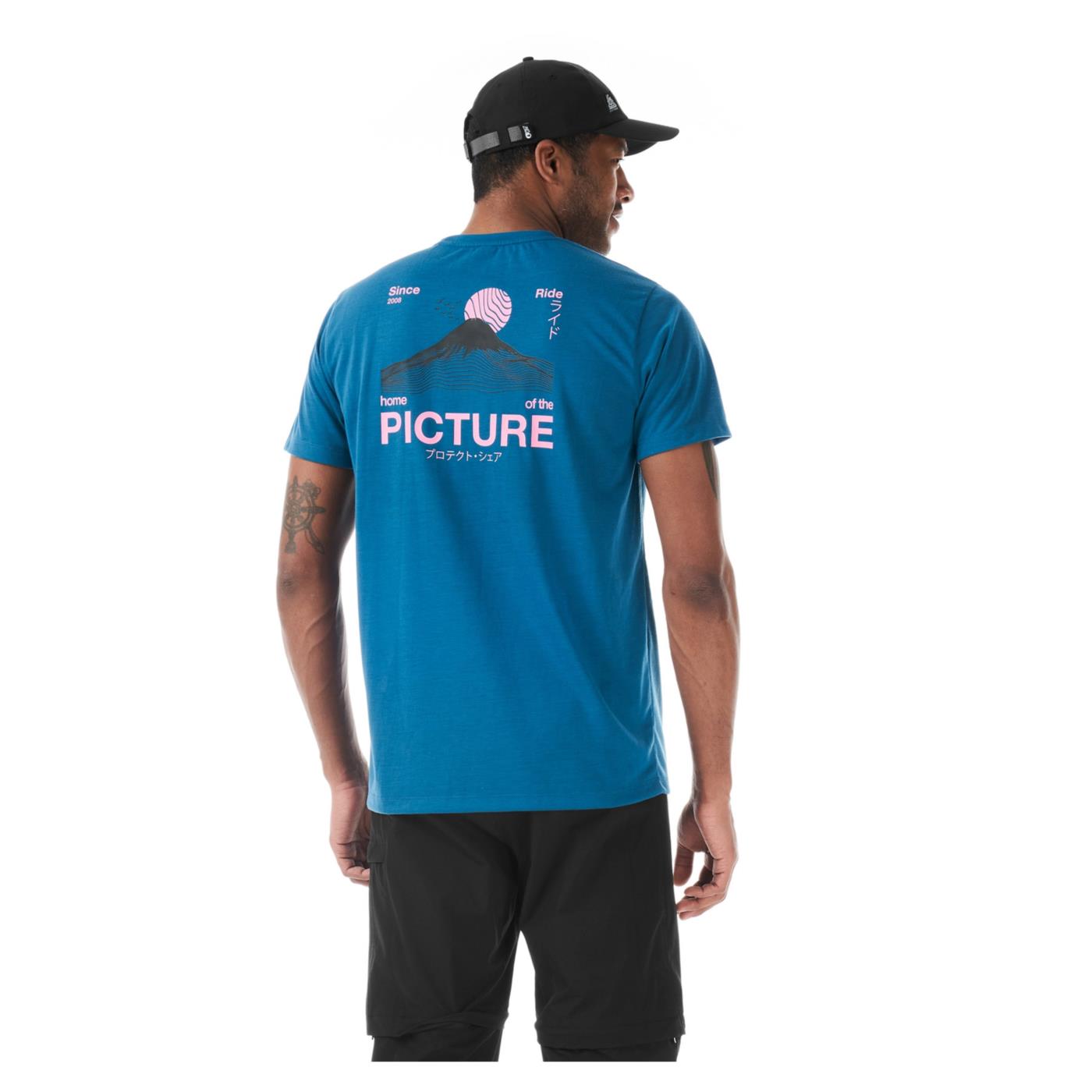 PICTURE TIMONT SS URBAN TECH TEE - Blu - immagine principale