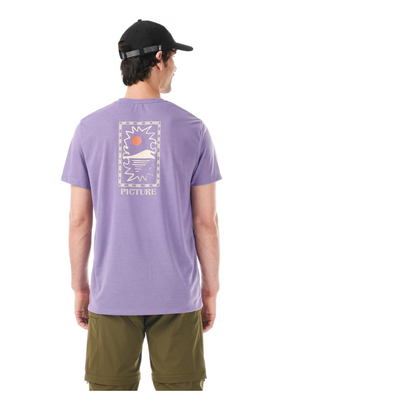 PICTURE TIMONT SS URBAN TECH TEE - Lilla - immagine principale
