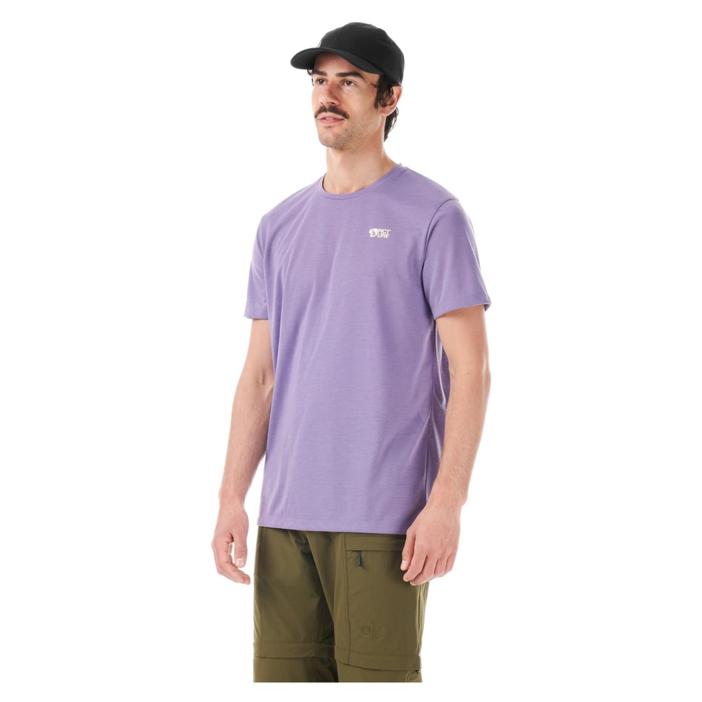 PICTURE TIMONT SS URBAN TECH TEE - Lilla - vista 2