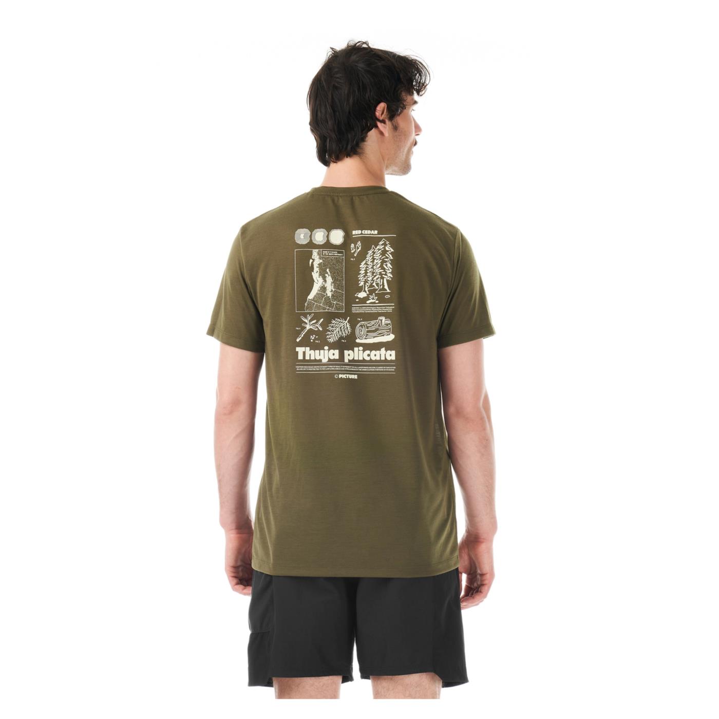 PICTURE TIMONT SS URBAN TECH TEE - Militare - immagine principale