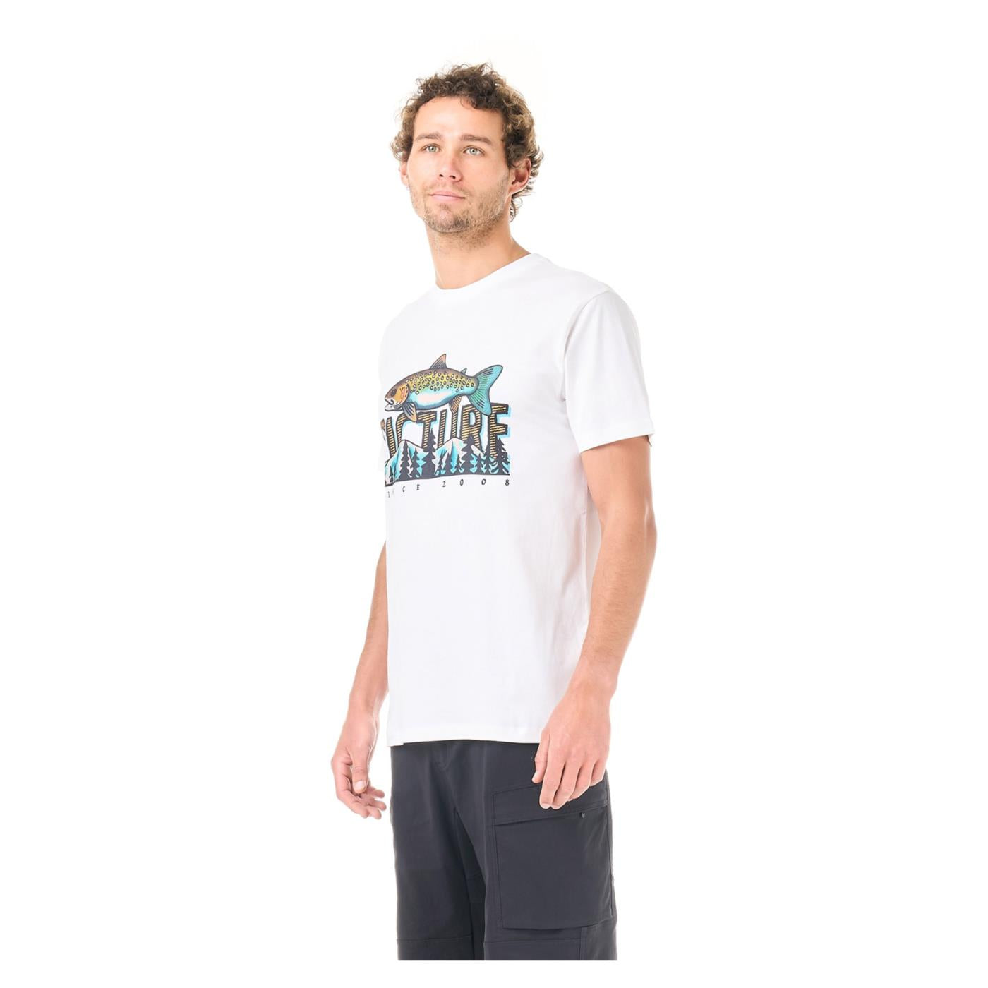 PICTURE SAYWHAT TEE - Bianco - immagine principale